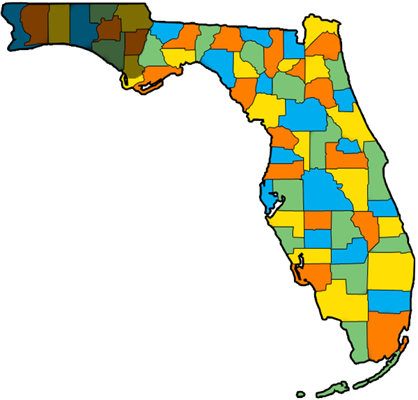 RCS & Associates Territory, Servicing the Eastern Time Zone of Florida